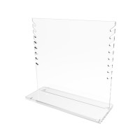 FixtureDisplays® Clear Acrylic Plexiglass Necklace Jewelry Stand Countertop Display 11620-4C